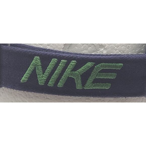 VINTAGE Nike Hat Cap Strap Back Blue Green Swoosh Embroidered‎ Logo Athletic Y2K - Picture 5 of 10